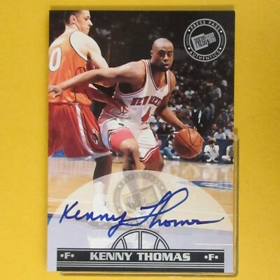 KENNY THOMAS 1999-00 AUTOMÁTICO.  ROOKIE Press Pass #17 Sacramento Kings - Imagem 1 de 4
