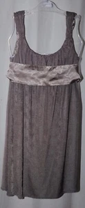 Morgan Ladies Short Brown/Bronze Sparkly Dress Size M - Picture 1 of 3
