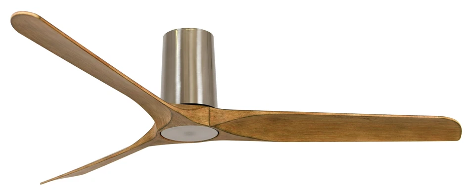 Ventilatore da soffitto a risparmio energetico con telecomando Londo cromato ... - Immagine 1 di 4