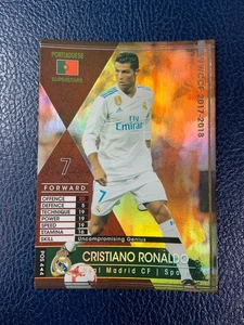 Panini WCCF 2017-18 Cristiano Ronaldo Real Madrid Refractor card - Picture 1 of 3