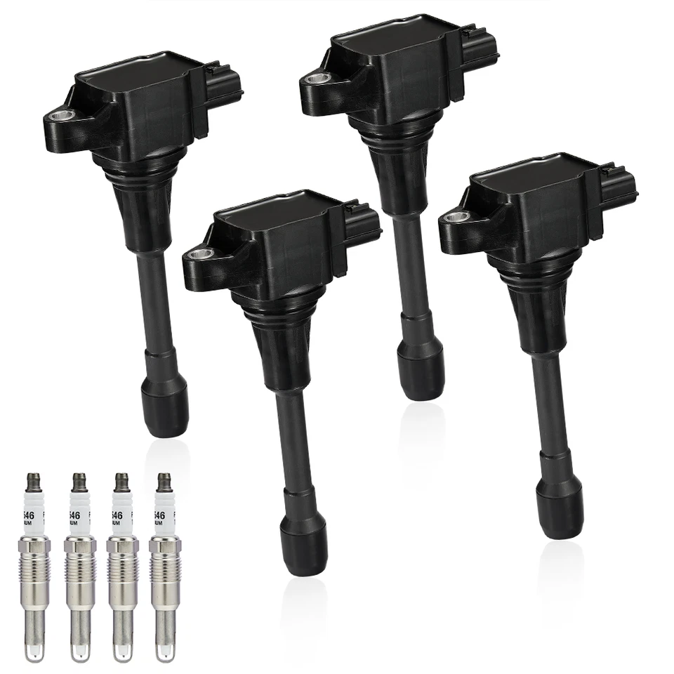 Paquete de 4 bujías de bobina de encendido UF549 para Nissan Rogue Select L4 2014-2015 2,5 L Foto 1 de 4