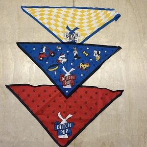 Dutch Bros 8/26 National Dog Day 2025 Set Of 3 Bandanas New - Picture 1 of 4