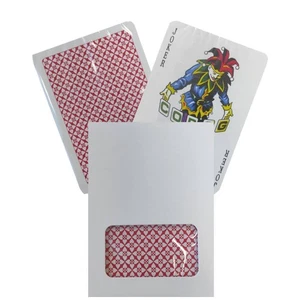 COPAG 4 Esquina Regular Índice Carta de Juego Plástico Póker Rojo en Blanco Caja - Imagen 1 de 1