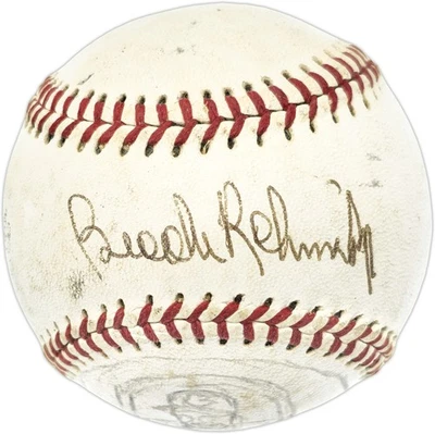 Brooks Robinson Auto Wilson Little League Baseball Orioles Plaque Sketch PSA/DNA - Image 1 of 4