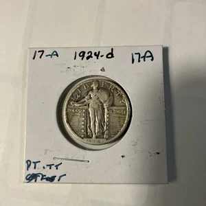 1924 d standing liberty quarter - Picture 1 of 6