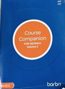 📚⚖️ 2025-2026 Barbri GEORGIA Bar Exam Course Companion ~~2 Vol Set 👍😎 - Bild 1 von 4