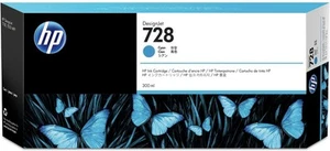 HP 728 300ML Extra High Capacity Cyan Ink Cartridge F9K17A Original Designjet - Picture 1 of 1