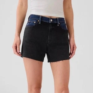 High Rise Girlfriend Denim Shorts (Size 26) NWT - Picture 1 of 5