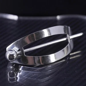 Vintage Mexican sterling 925 silver Handmade Hair BARRETTE hair pin - Picture 1 of 6