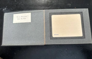 Antique Photo Album 1901 New Old Stock Black Vintage Unused 6 X 7” WL Bowers - Picture 1 of 13