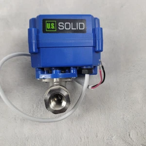 Motorized Ball Valve 1/4 inch Stainless Steel Ball Valve 9-24V AC/DC US Solid - Picture 1 of 11