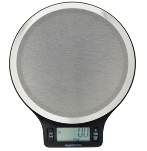 Black & Steel Digital Kitchen Food Scale – 11lb Max, Battery Powered - Picture 1 of 4