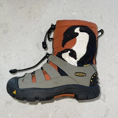 Keen Youth Winterport II Impermeable Nieve Invierno Bota Talla 13 Usada en Excelente Condición Naranja Pingüino Foto 1 de 4