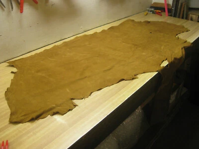 Tobacco Top Grain Buffalo Leather Damaged # 0008177 Row 44 - Image 1 of 4