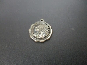 Vintage Pocono Mountains,Pa. Medal-Indian With Headdress - Picture 1 of 4