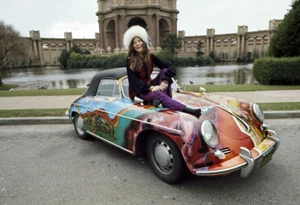 Janis Joplin Porsche 356 Cabriolet Poster - Bild 1 von 1