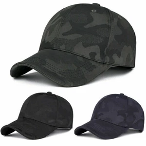 Men's Camo Baseball Cap Peaked Cap Tennis Cap Cappy Caps Cap Baseball C Q4V X9U9 - Picture 1 of 23