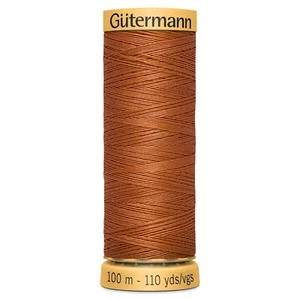Gutermann Cotton Thread, Gutermann #1955, Burnt Orange - Picture 1 of 3