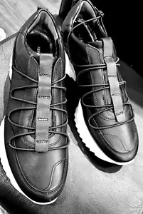 Neu KENNEL & SCHMENGER Schuhe Sneaker Leder schwarz, Gr. 40 UK. 6,5 - Bild 1 von 8