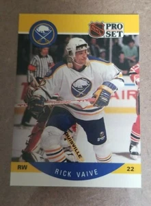 1990-91 Pro Set - Buffalo Sabres - Hockey Card #32 Rick Vaive - Picture 1 of 2