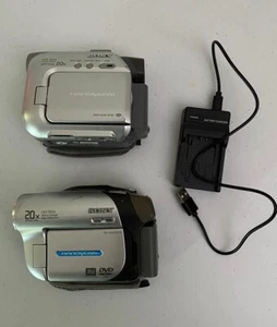 Lot of (2) - Sony Handycam Video Cameras (FOR PARTS/REPAIR) DCR-DVD103 DCR-HC32 - Picture 1 of 6