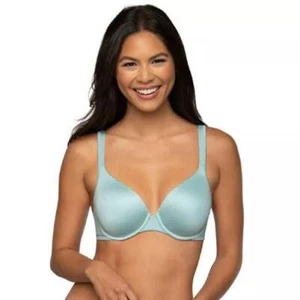 Vanity Fair 75298 Anthracite Aqua Body Shine Full Coverage Underwire Bra Sz 38C - Picture 1 of 5