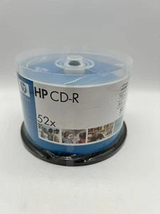 HP CD-R (CR00030XM) 700MB 52x Speed 50-Pack Discs Sealed - Picture 1 of 7