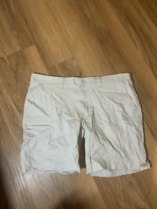  St John's Bay Classic Stone Essential Flat  Front size 42 Shorts New with Tag - Picture 1 of 7