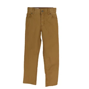 Carter's Pants Straight Fit Boys Size 8 Brown 100% Cotton Pockets NWT $30 - Picture 1 of 9