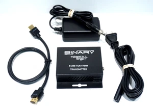 TRANSMISOR HDMI BINARIO B-200-1CAT-HDIR con ADAPTADOR DE CA Y CABLE - Imagen 1 de 6