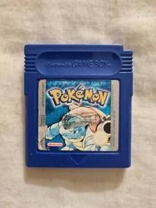 POKEMON BLAU Nintendo Game Boy UK EUROPÄISCHE Version Gameboy FUNKTIONSFÄHIGE BATTERIE - Bild 1 von 2