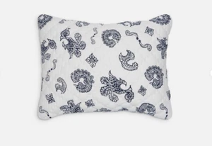 John Robshaw Naya Indigo Standard Sham New - Picture 1 of 4