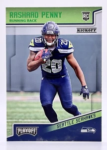 2018 Panini Playoff Kickoff #210 Rashaad Penny RC Seattle Seahawks - Picture 1 of 2