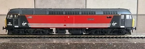 Heljan 4600 Class 47 Diesel 47843 Vulcan in Virgin red & grey.. DCC Ready - Picture 1 of 16