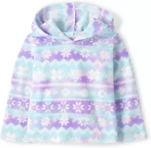 Baby Toddler Girl Warm Fleece Hooded Pullover - Picture 1 of 12