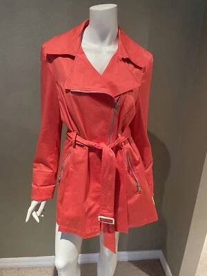 Black Rivet coral trench coat Size L - Image 1 of 4