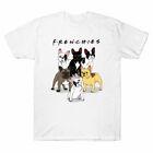 Miłośnik psów prezent bawełna męska francuska śmieszna przyjaciele tv buldog pokaz koszulka t-shirt