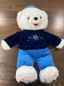 Peluche orsacchiotto Dan Dee fiocco di neve 2013 da collezione a scelta 20" vintage - Foto 1 di 7