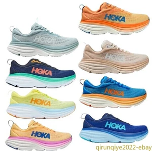 Hoka One One Bondi 8 Sneakers Athletic Running Shoes Women's Trainers Gym~