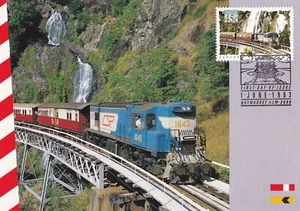 SA13P Australia 1993 Trains - Kuranda Tourist, First Day of Issue Maxi Card - Picture 1 of 2