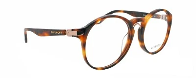 Nuevo Auténtico Givenchy VGV 943 COL.09AJ Italia Habana Oscura Marco de Anteojos Redondo Foto 1 de 4