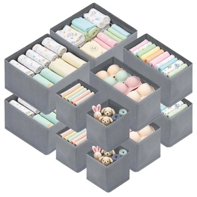 12 er Schubladen Organizer, Faltbare Kleiderschrank Organizer, Organizer Schu... - Bild 1 von 4