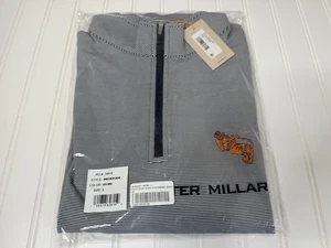 Peter Millar Clemson University Perth Performance 1/4 Zip Tigers Large NEU - Bild 1 von 4
