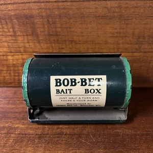 Caja de cebo cinturón de pesca Bob-Bet - VINTAGE - Imagen 1 de 8