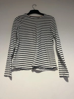 Boden Breton Black White Stripe Long Sleeve Top T-Shirt UK 8 100% Cotton - Image 1 of 4