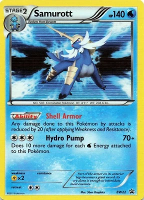 Samurott - BW22 - HOLO - Black and White Promos - LP - Image 1 of 2