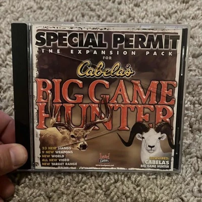 Cabela's Big Game Hunter Special Permit Expansion Pack PC CD-ROM Vintage - Image 1 of 3