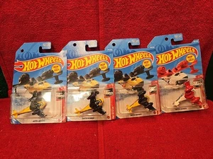 4 Hot Wheels Water Bomber, New Vehicles, With Damaged To Cardboard - Picture 1 of 5