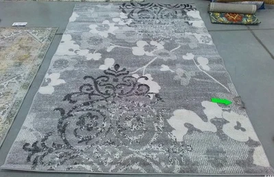 SILVR IVORY 6'-0" x 9'-0" Damaged Binding Rug Reduced Price 1172782466 ADR114B-6 - Image 1 of 4