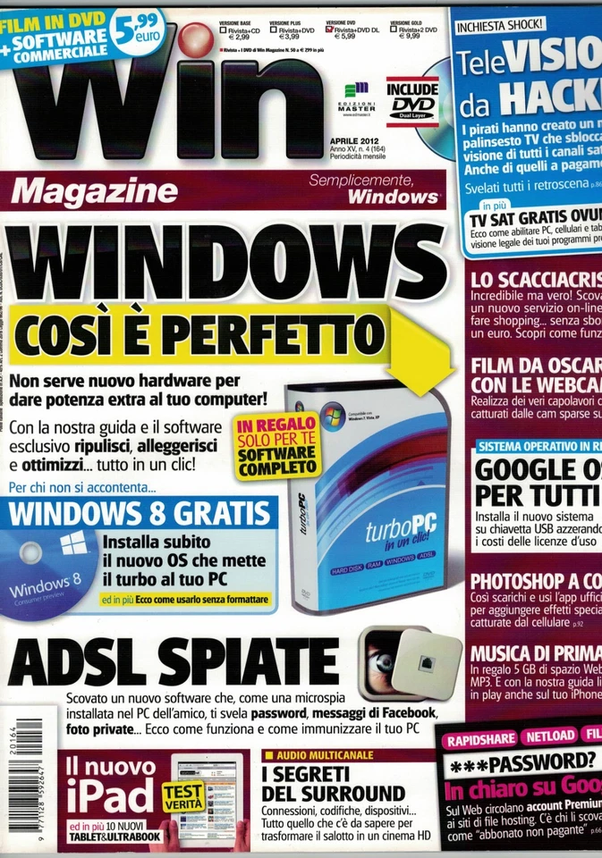Rivista WIN MAGAZINE 164 Aprile 2012 - Immagine 1 di 1